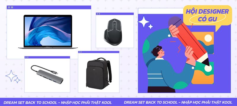[Dream Set 2021] Set đồ công nghệ mơ ước chuẩn Designer mùa Back To School 2021